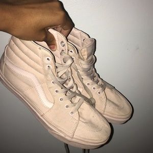 pastel pink sk8 hi vans